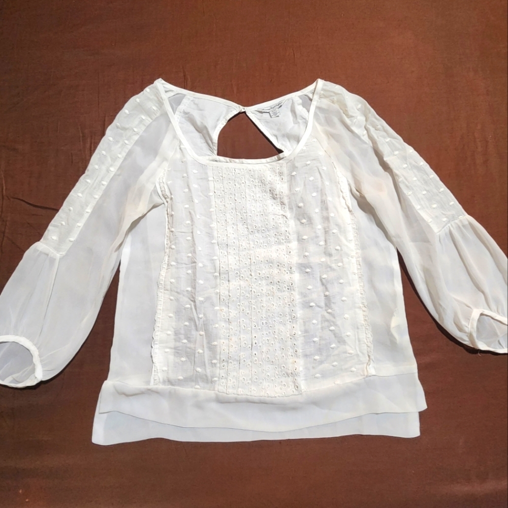 American Eagle Outfitter White Blouse